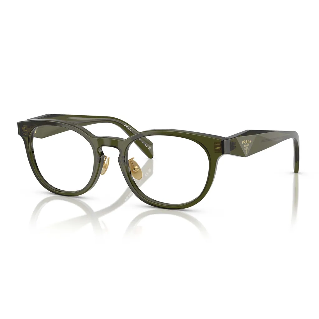 Prada Eyewear Oval Frame Glasses