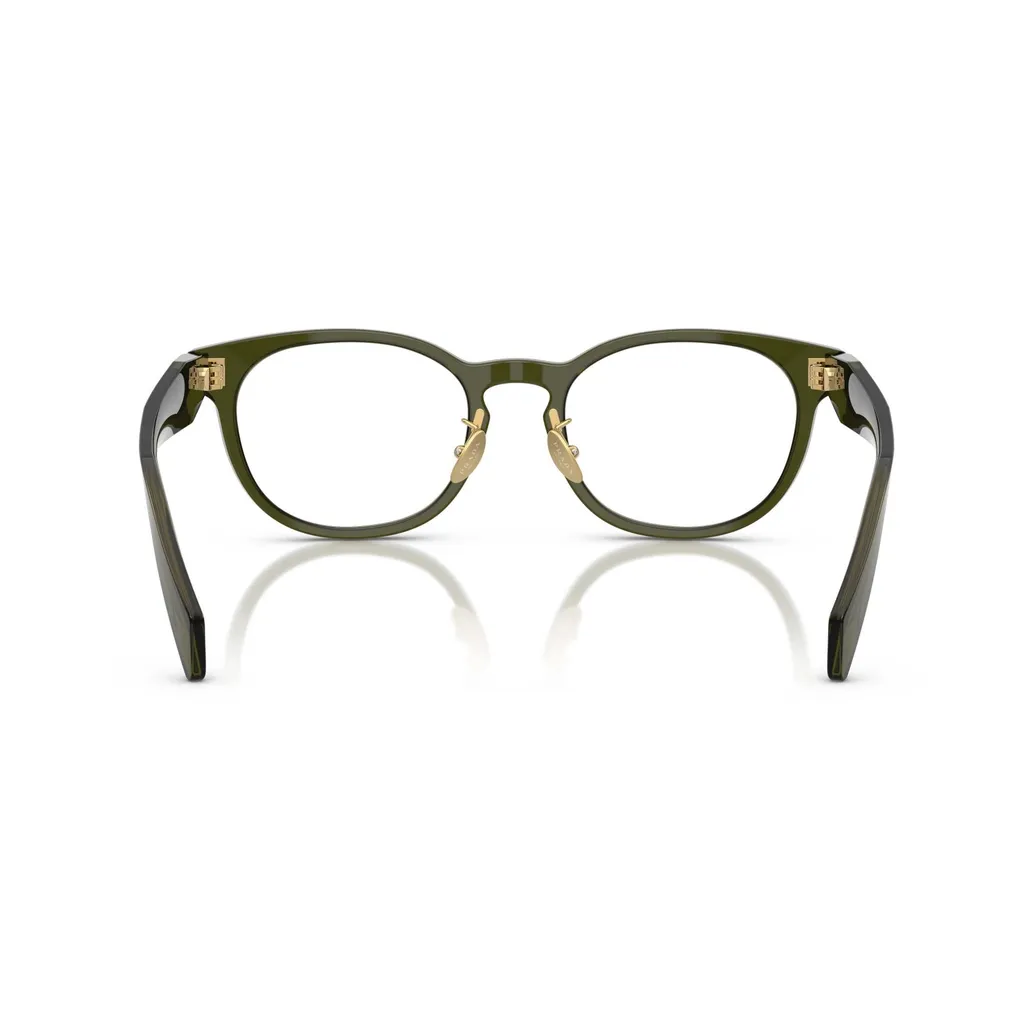 Prada Eyewear Oval Frame Glasses