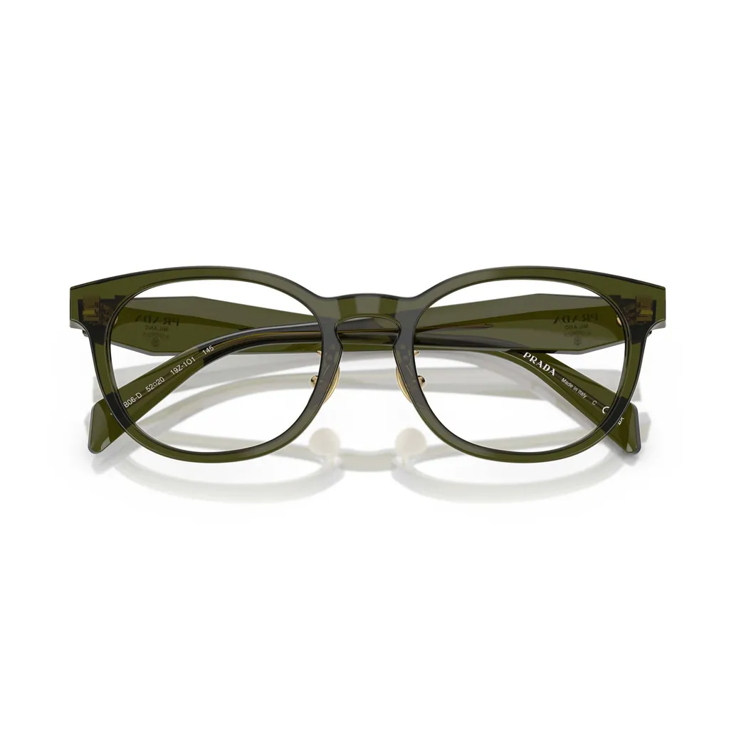 Prada Eyewear Oval Frame Glasses