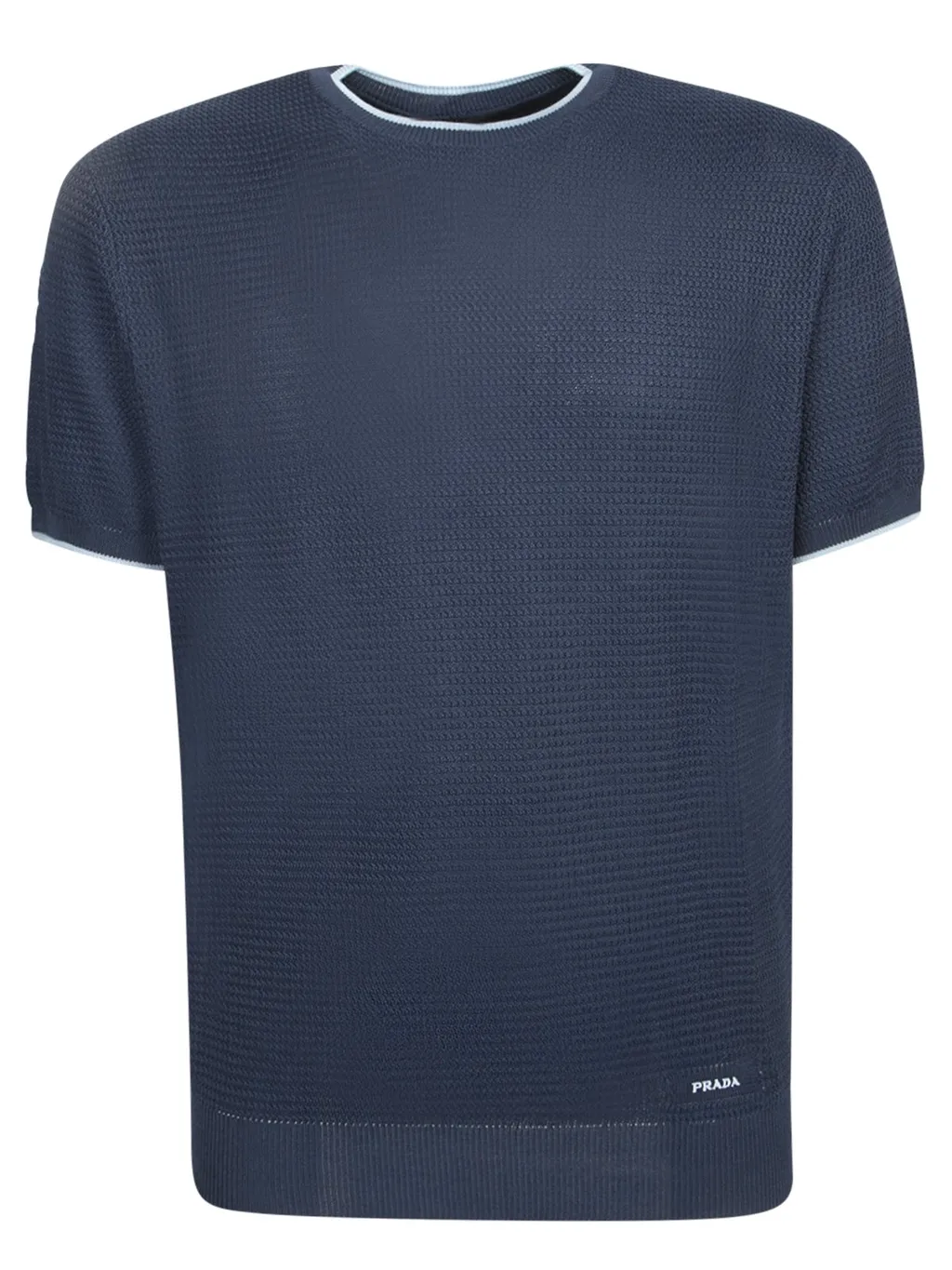 Prada Short-Sleeved Crewneck Jumper