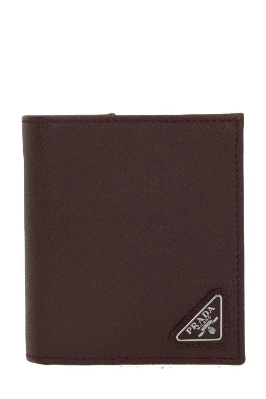Prada Triangle Logo Bifold Wallet
