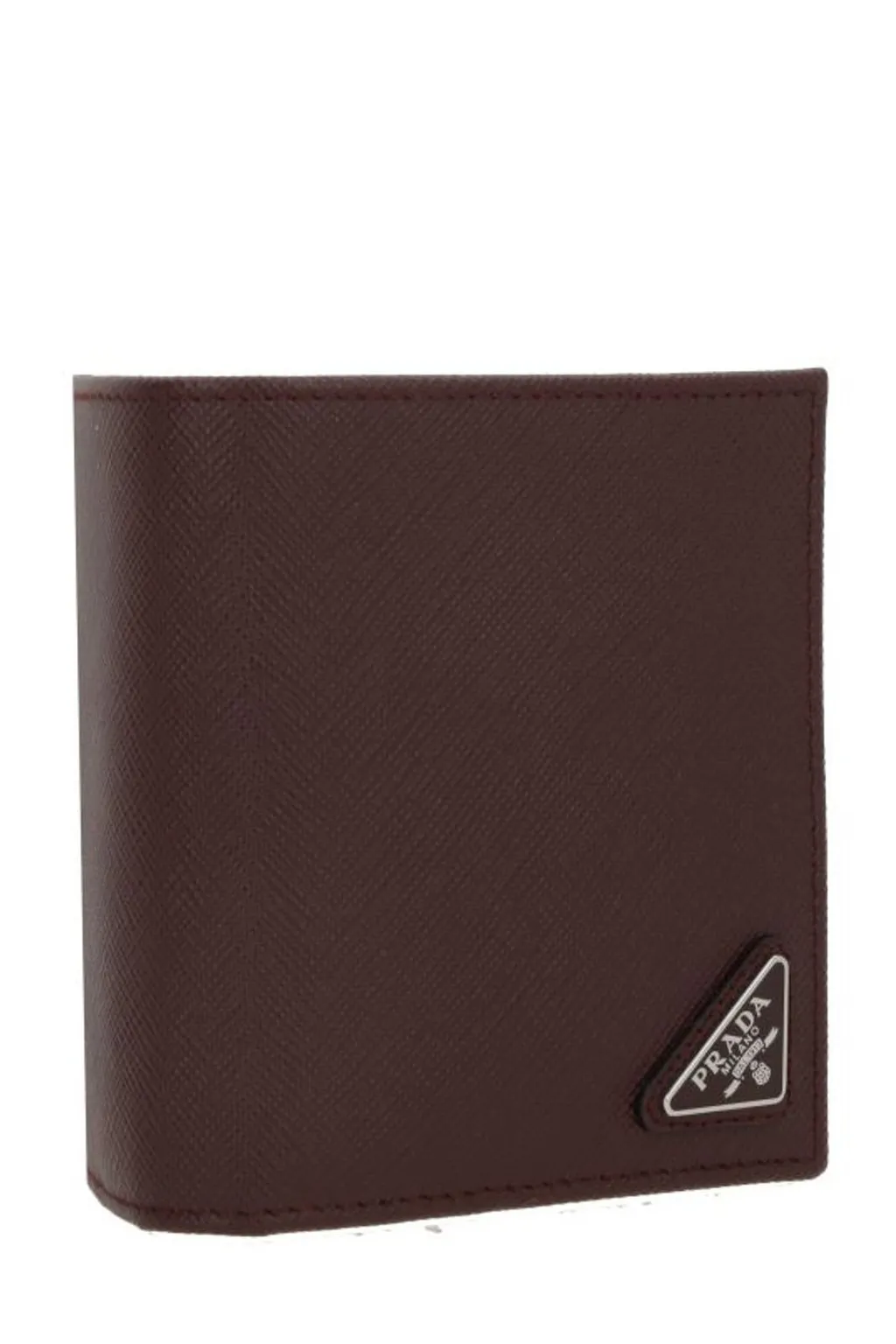 Prada Triangle Logo Bifold Wallet