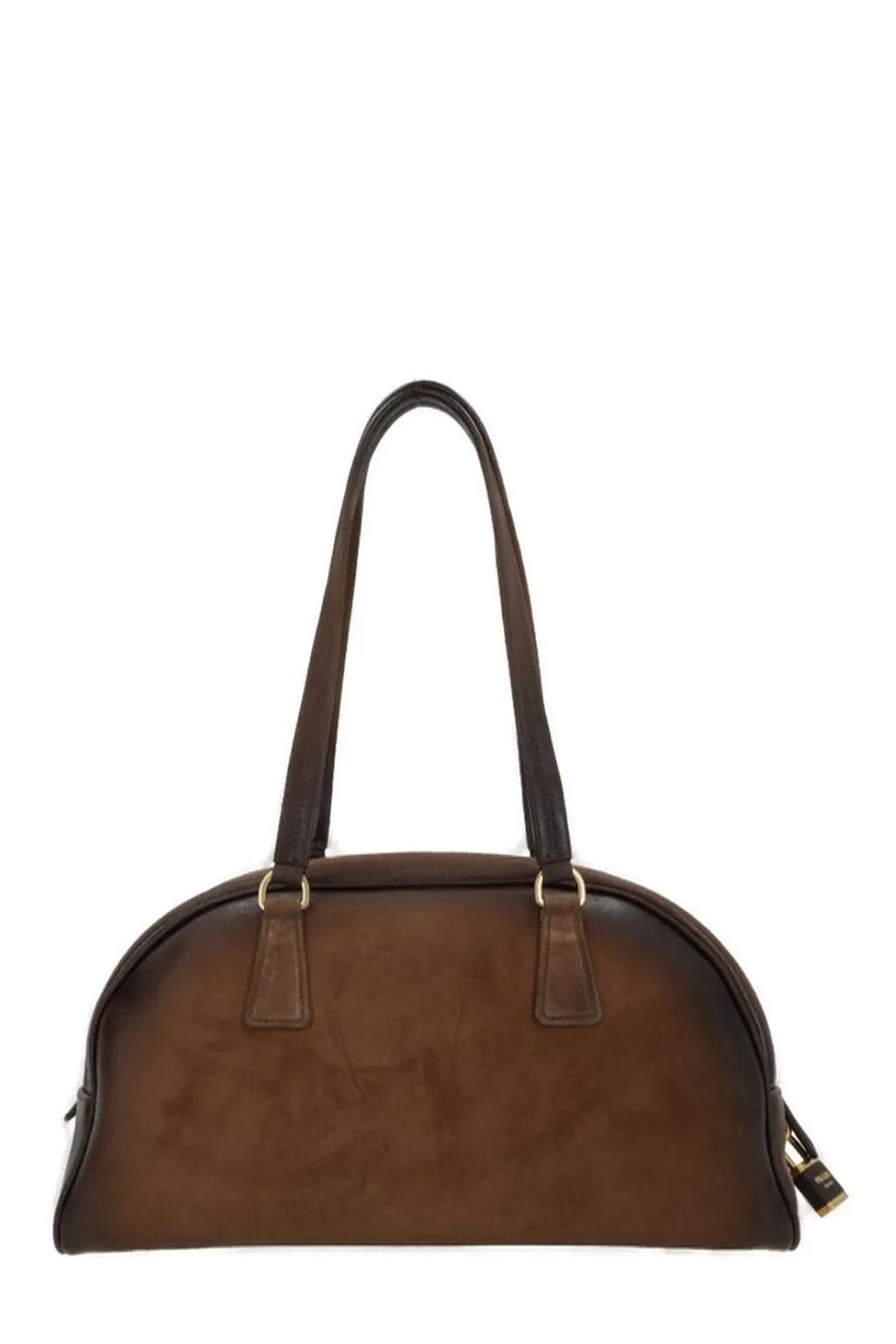 Prada Bowling Zipped Tote Bag