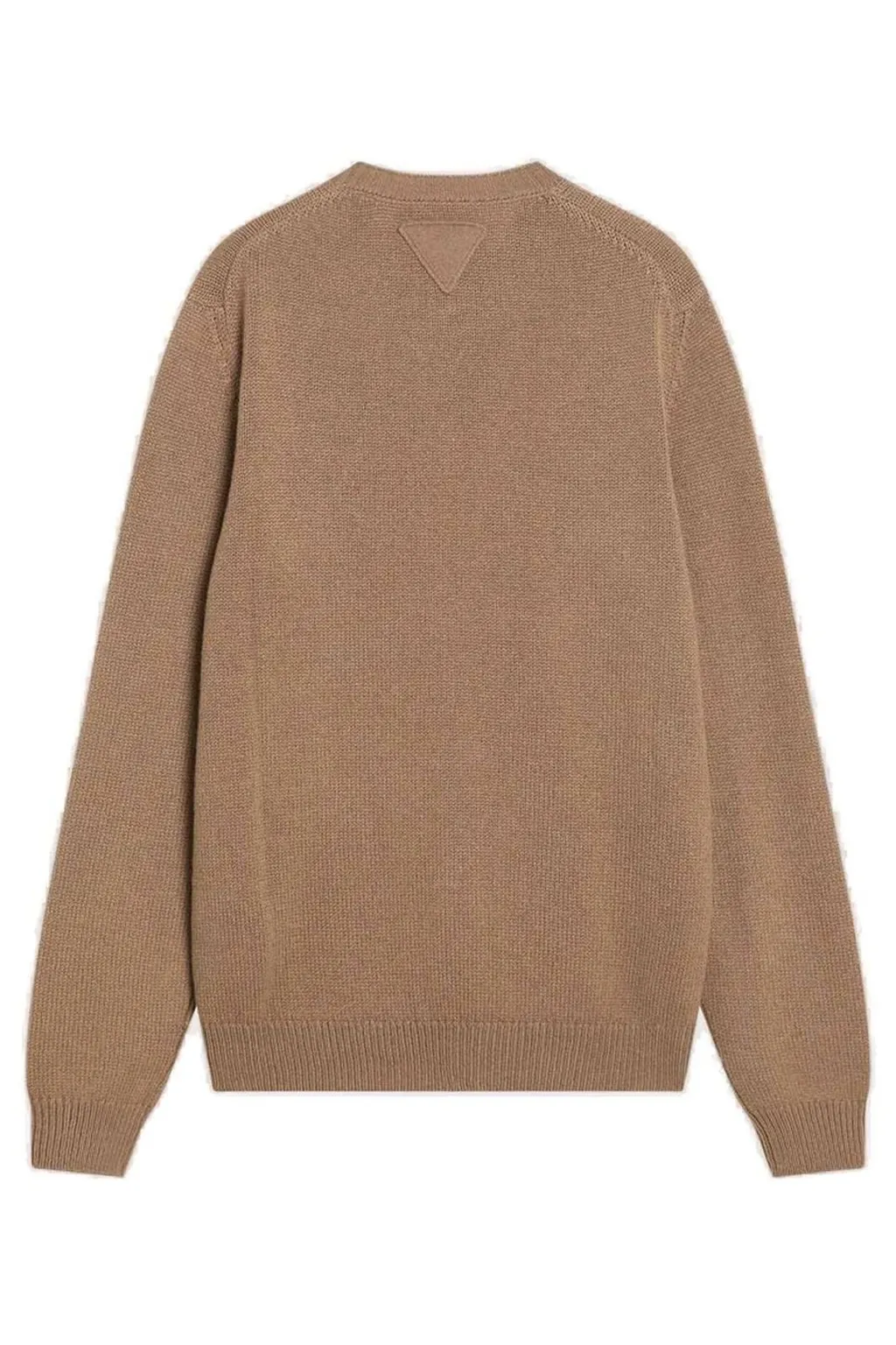 Prada Crewneck Button-Up Cardigan