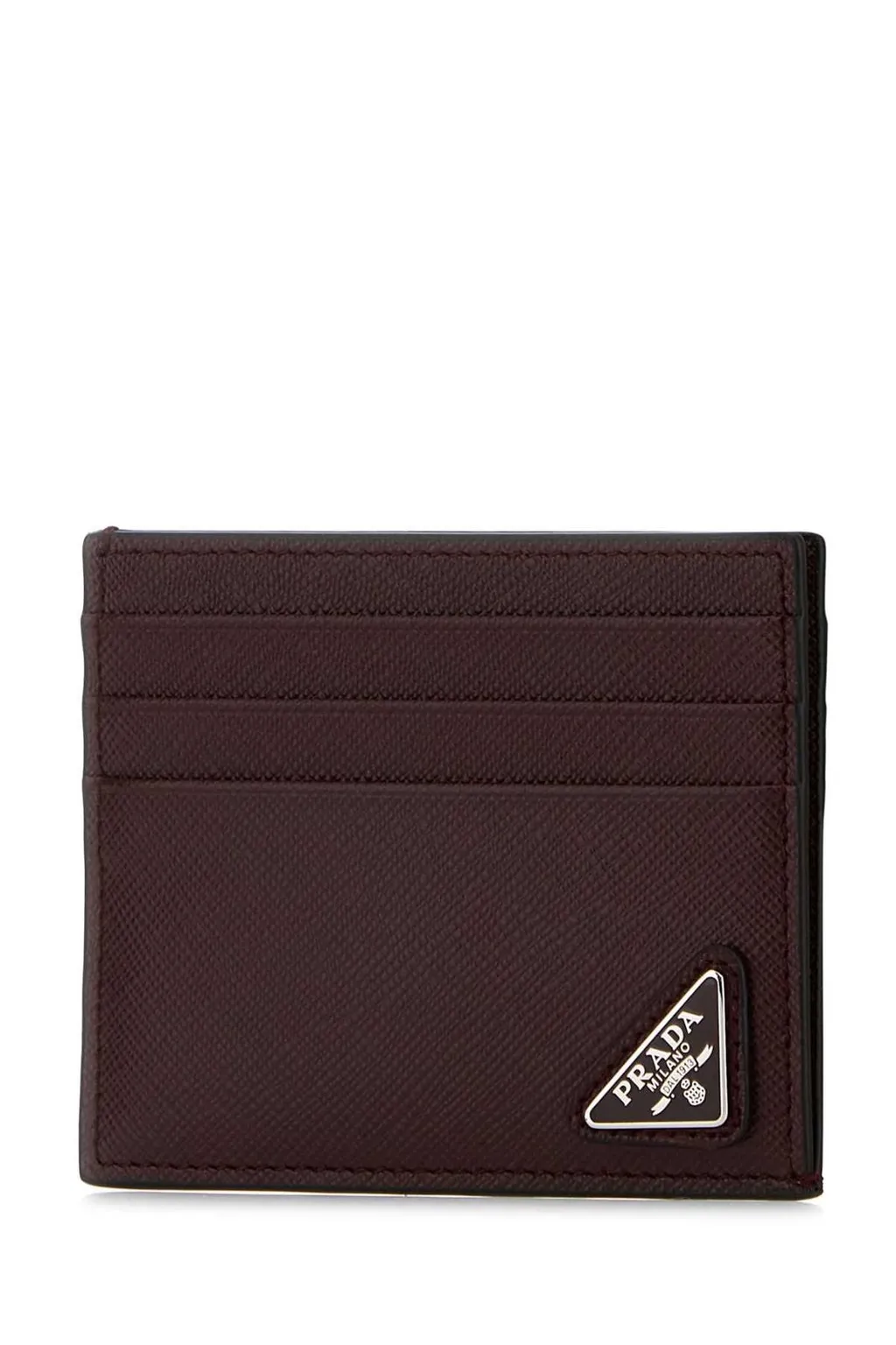 Prada Logo Plaque Cardholder