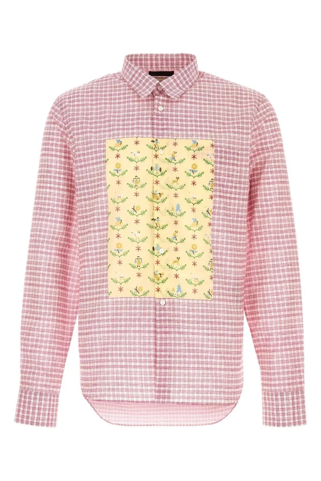 Prada Button-Up Checked Shirt