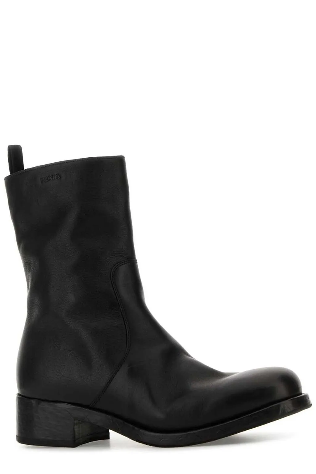 Prada Logo-Detailed Zipper Boots
