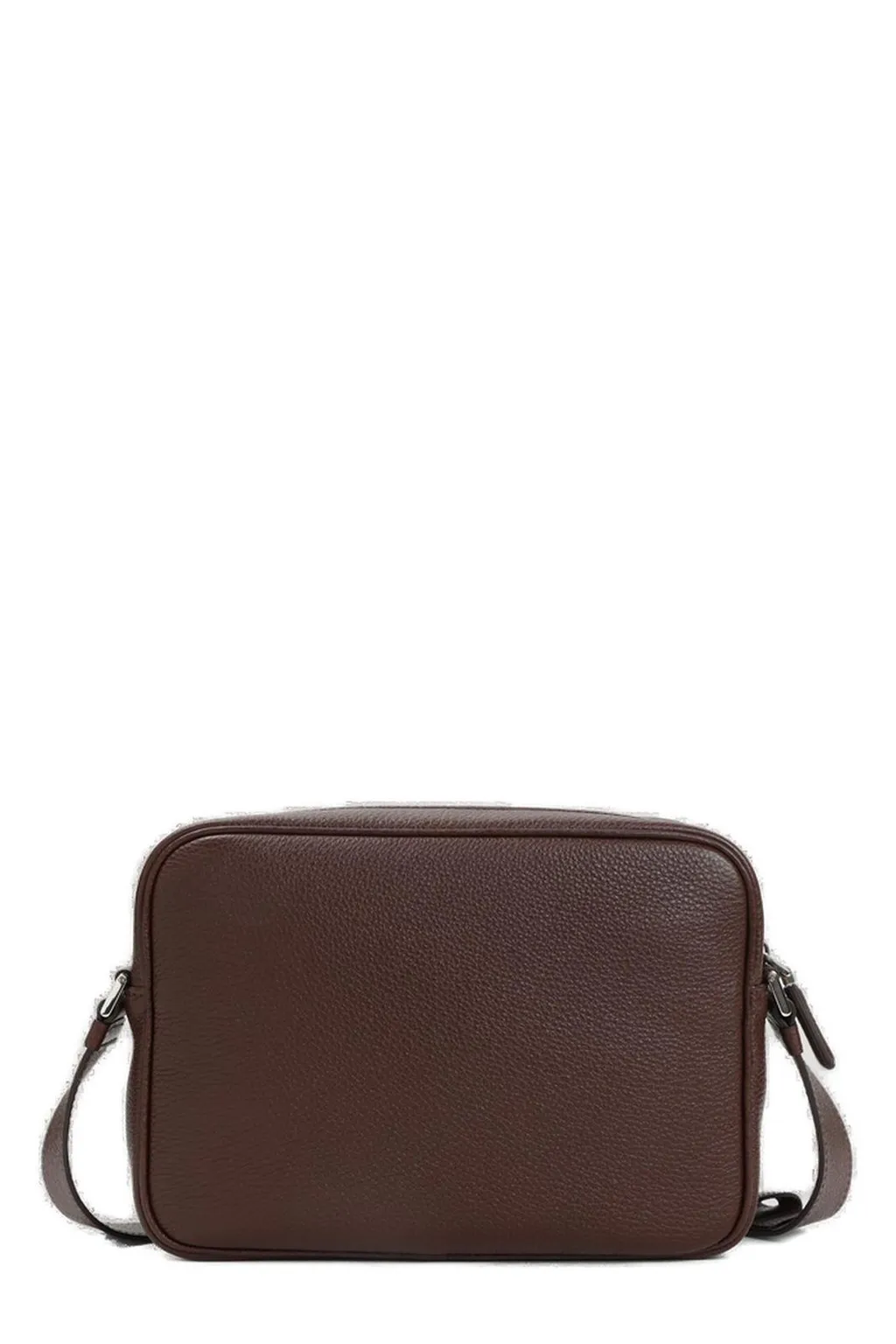 Prada Logo Plaque Zipped Crossbody Bag