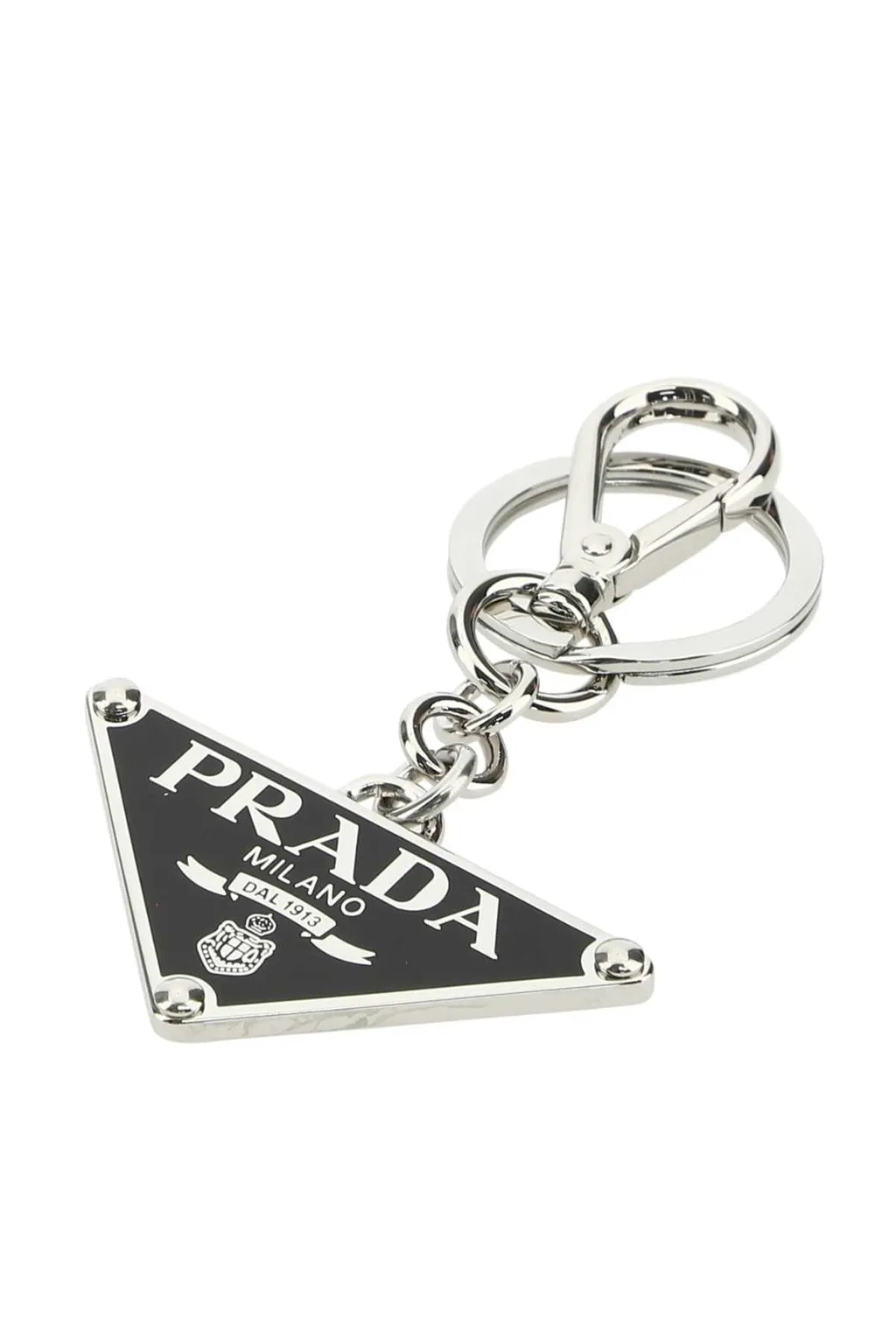 Prada Logo Lettering Keyring