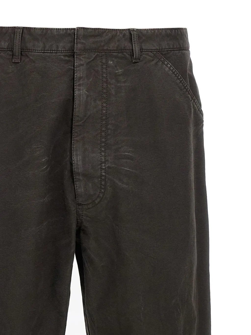 Prada Logo Detailed Wide-Leg Jeans