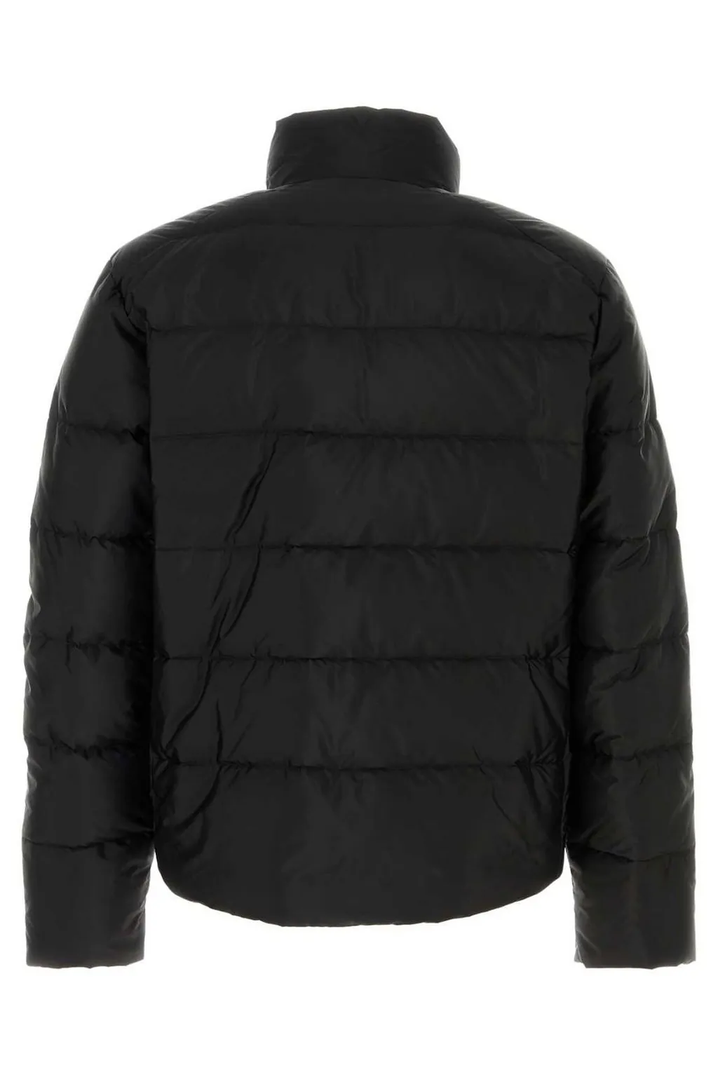 Prada Logo Plaque Zip-Up Jacket