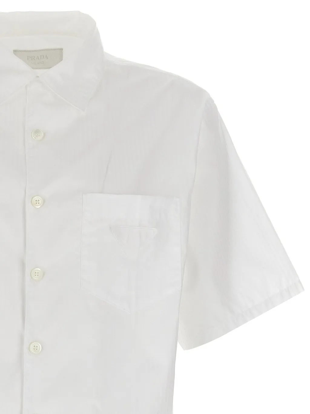 Prada Short-Sleeved Button-Up Shirt