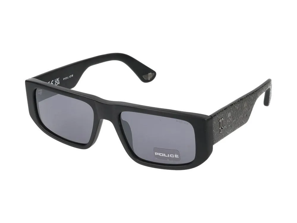 Police Goth 2 Rectangle Frame Sunglasses