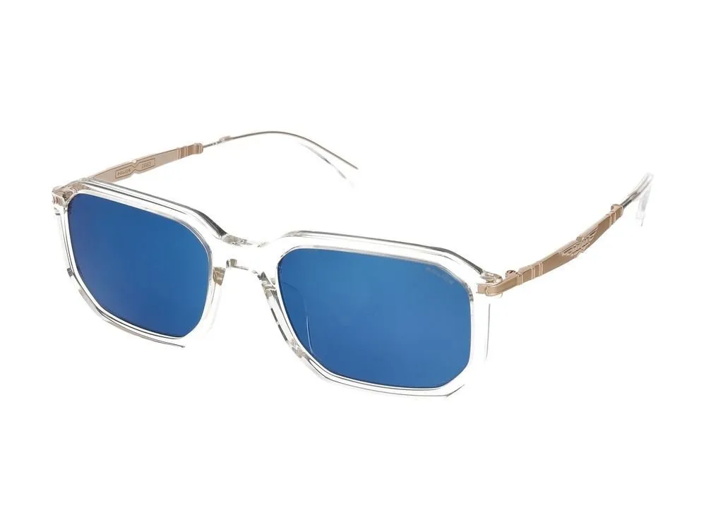 Police Origins Nineties 3 Geometric Frame Sunglasses