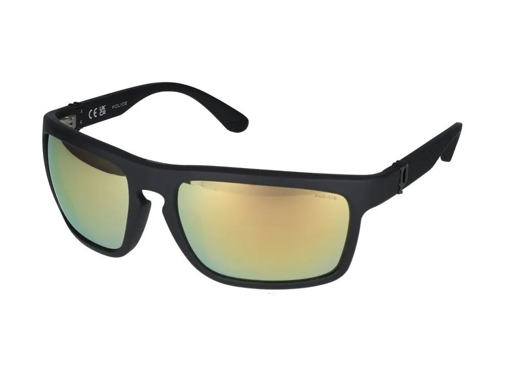 Police Wraparound Frame Sunglasses