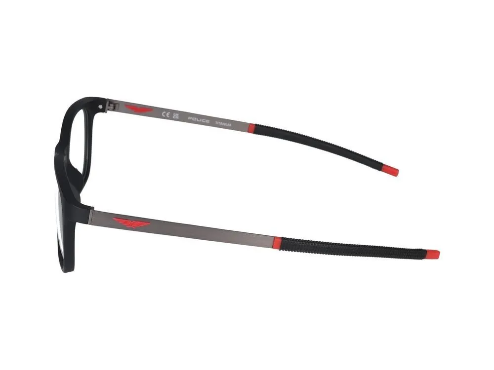 Police Solstice 2 Rectangular Frame Glasses