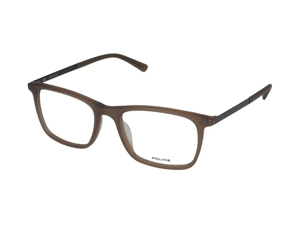 Police Rectangle Frame Glasses