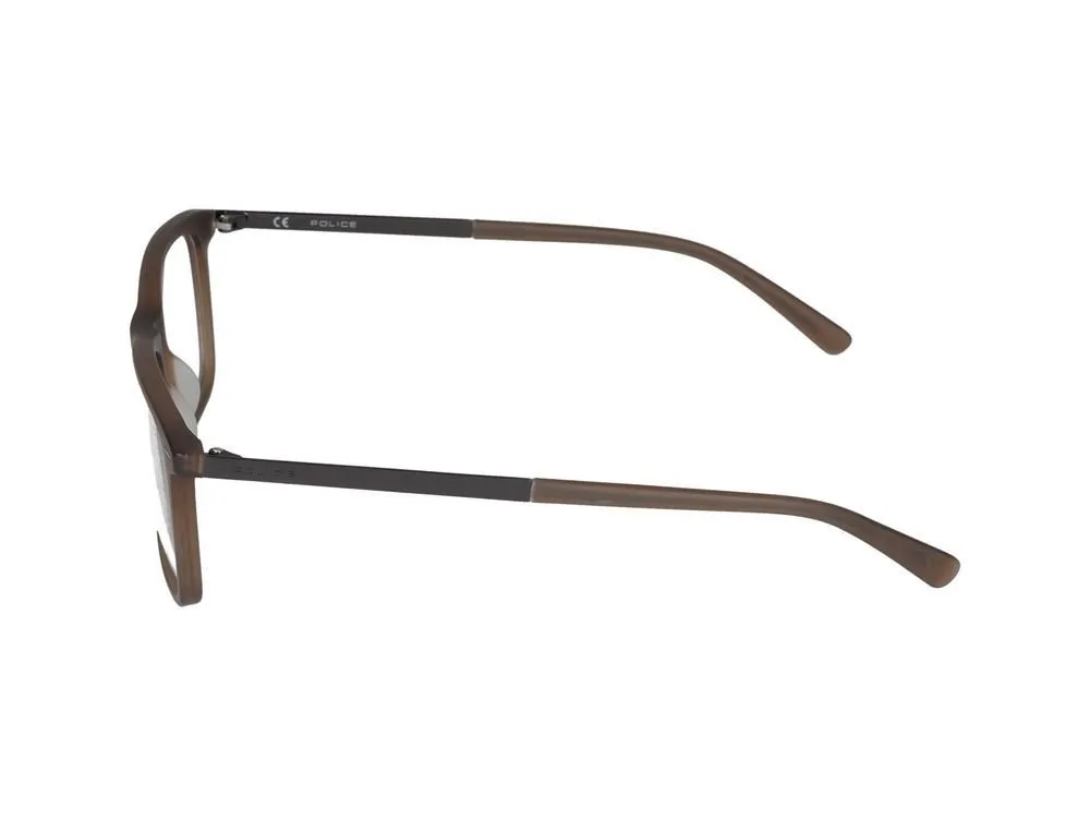 Police Rectangle Frame Glasses