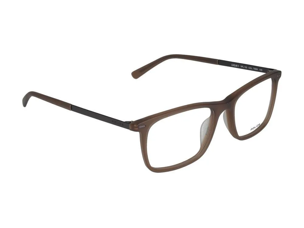 Police Rectangle Frame Glasses