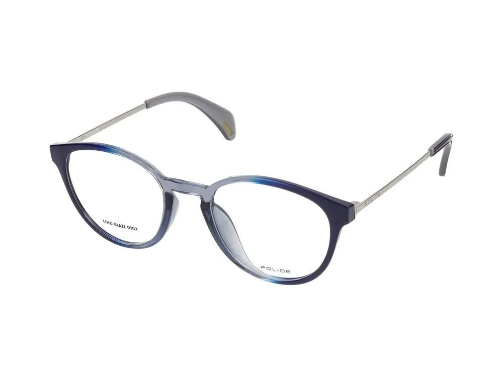 Police Square Frame Glasses