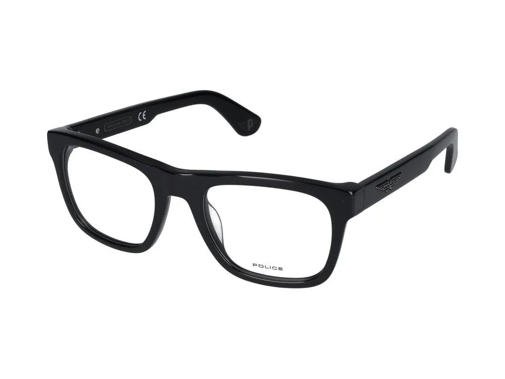 Police Square Frame Glasses