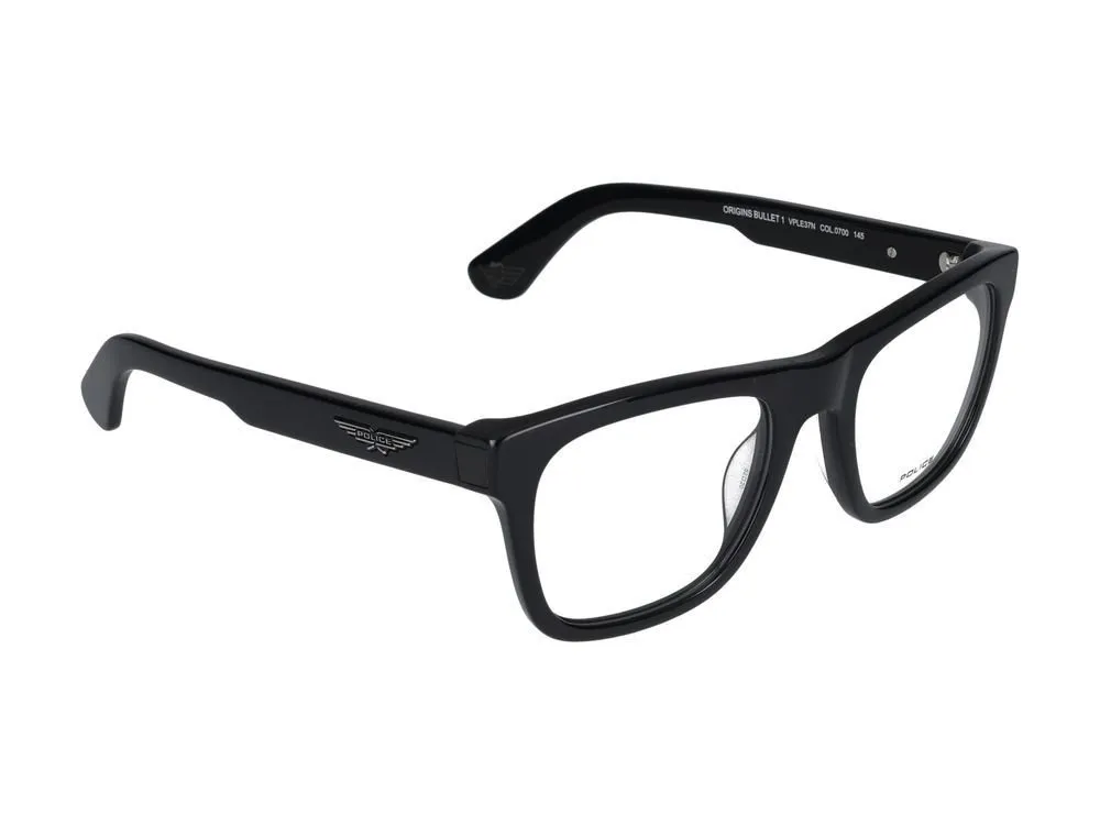 Police Square Frame Glasses