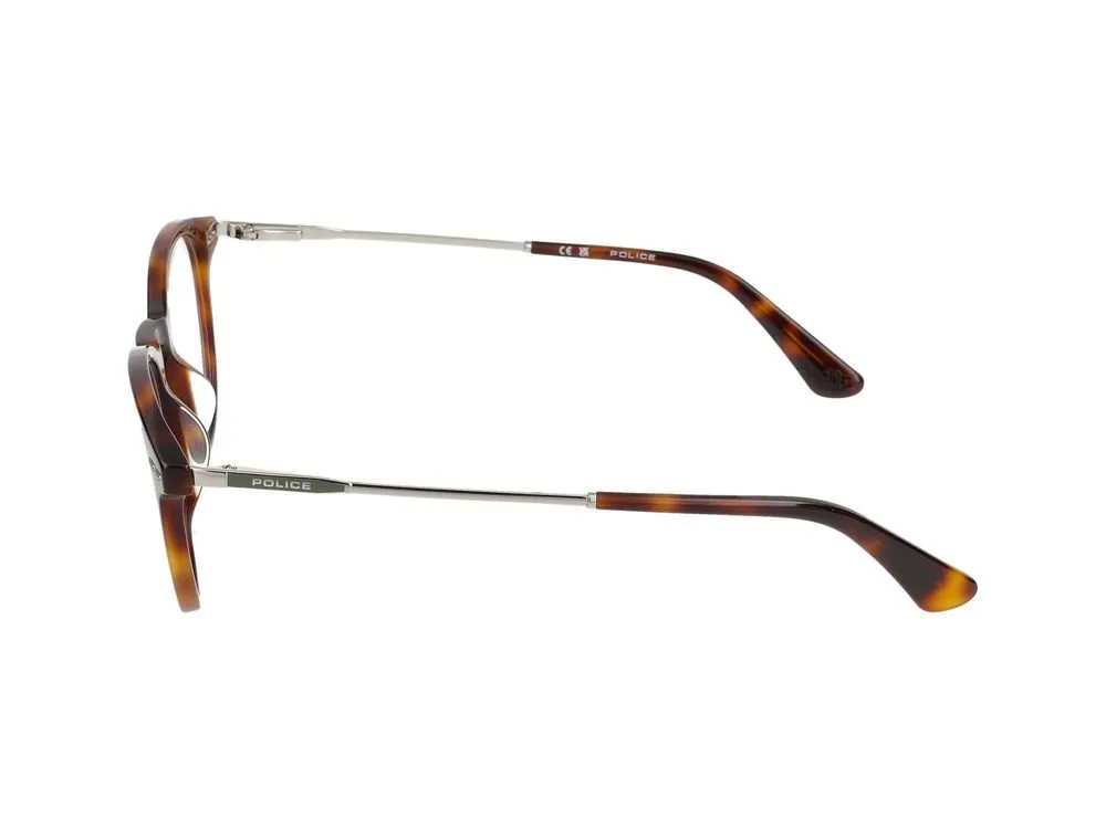 Police Oval Frame Glasses