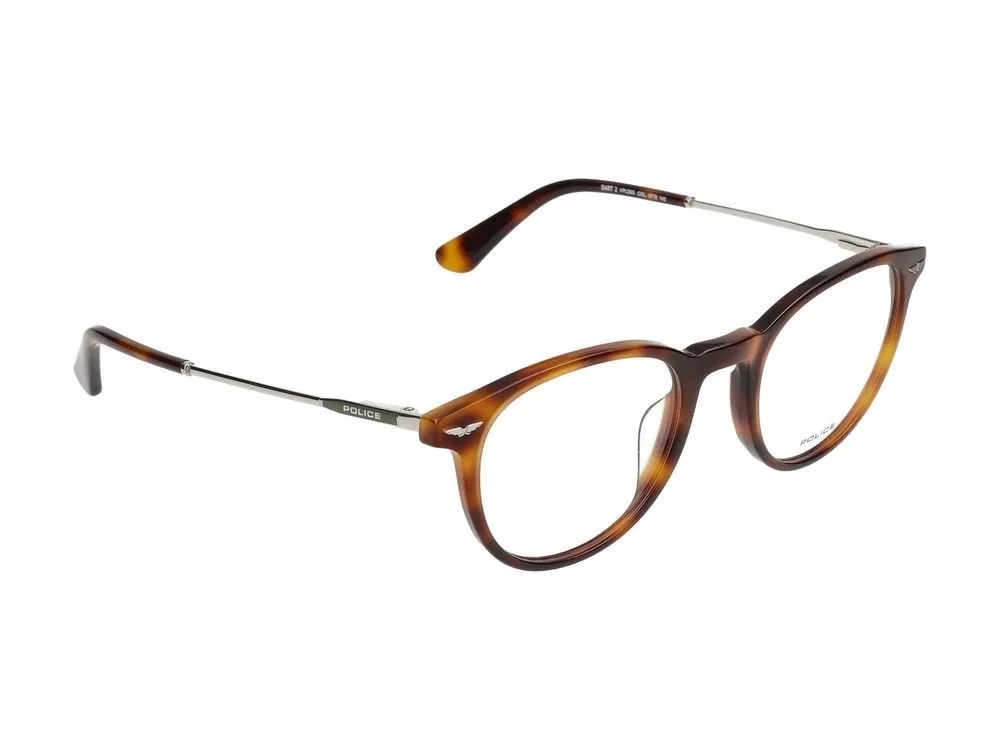 Police Oval Frame Glasses