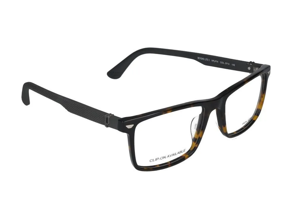 Police Beyond Lite 3 Rectangular Frame Glasses