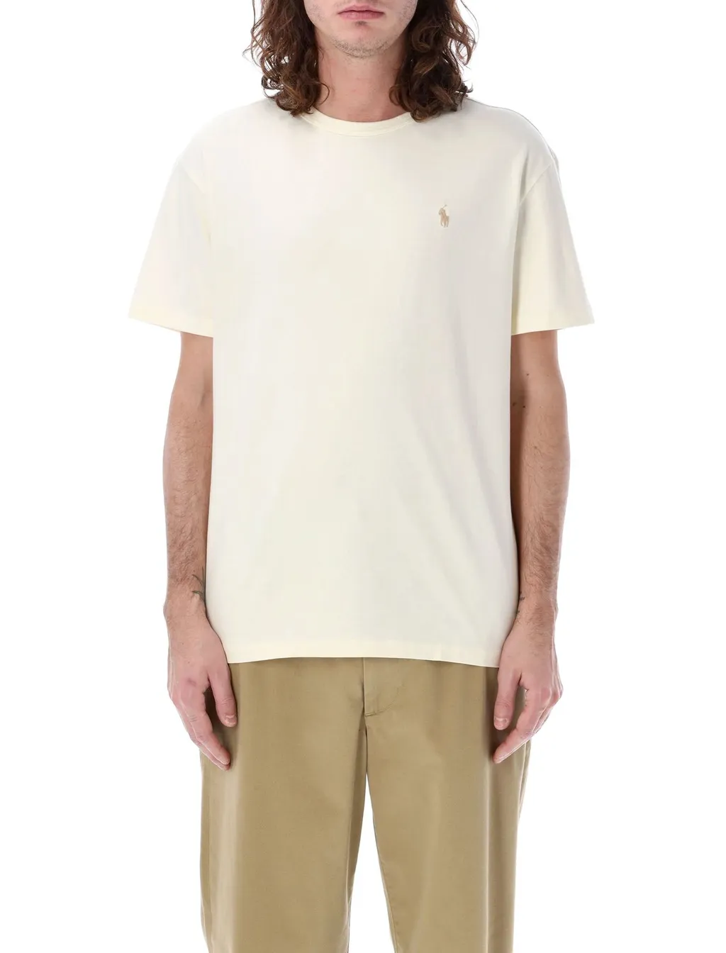 Polo Ralph Lauren Logo Embroidered Crewneck T-Shirt