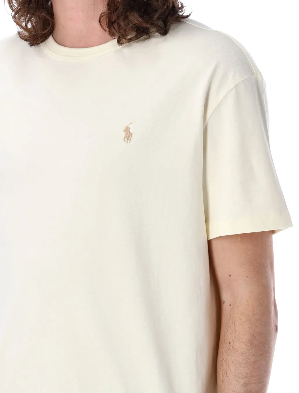 Polo Ralph Lauren Logo Embroidered Crewneck T-Shirt