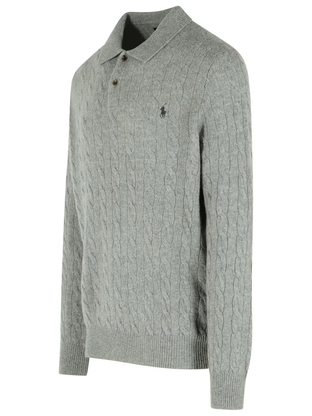 Polo Ralph Lauren Long-Sleeved Knitted Polo Shirt