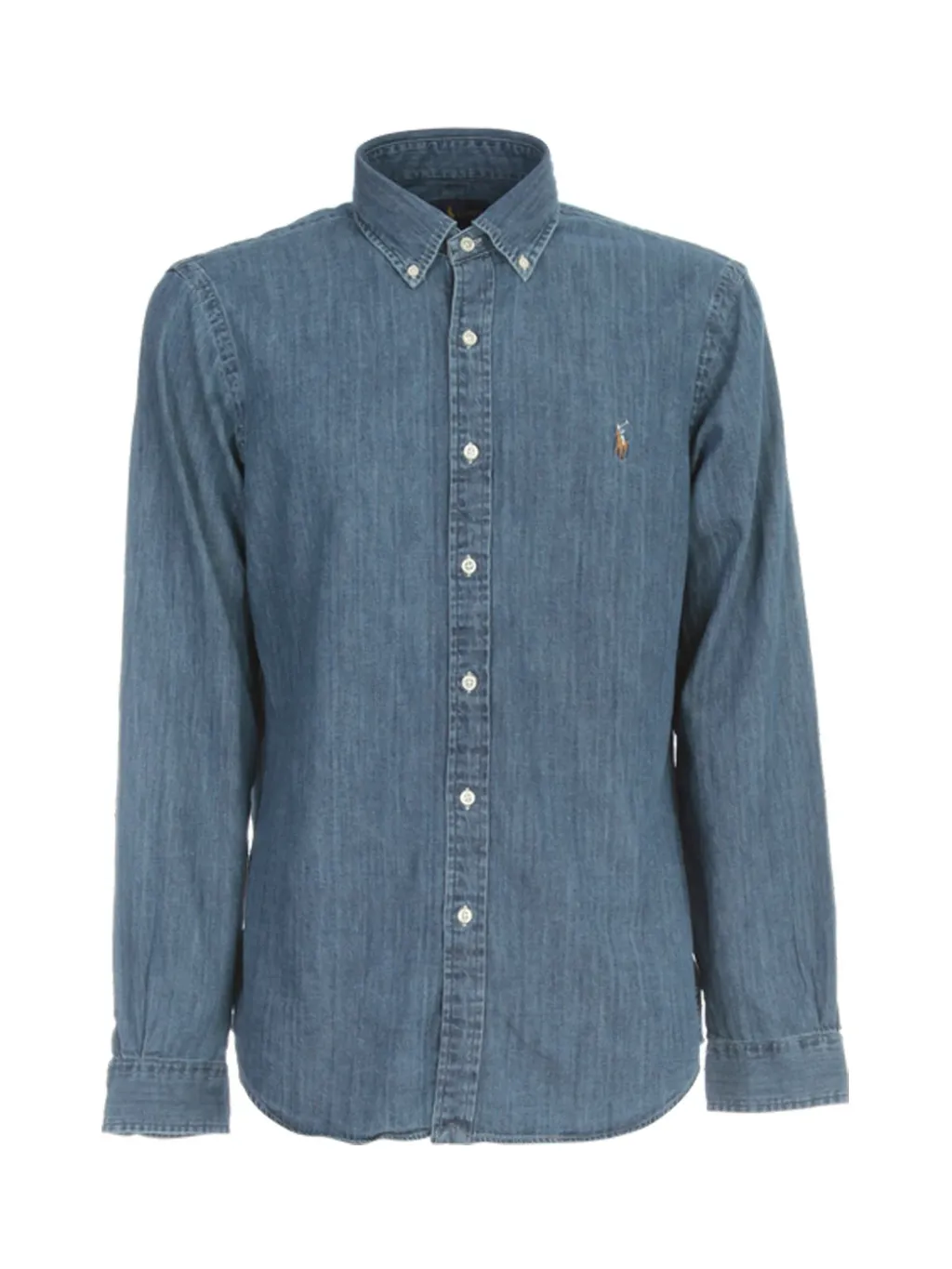 Polo Ralph Lauren Logo Embroidered Denim Shirt