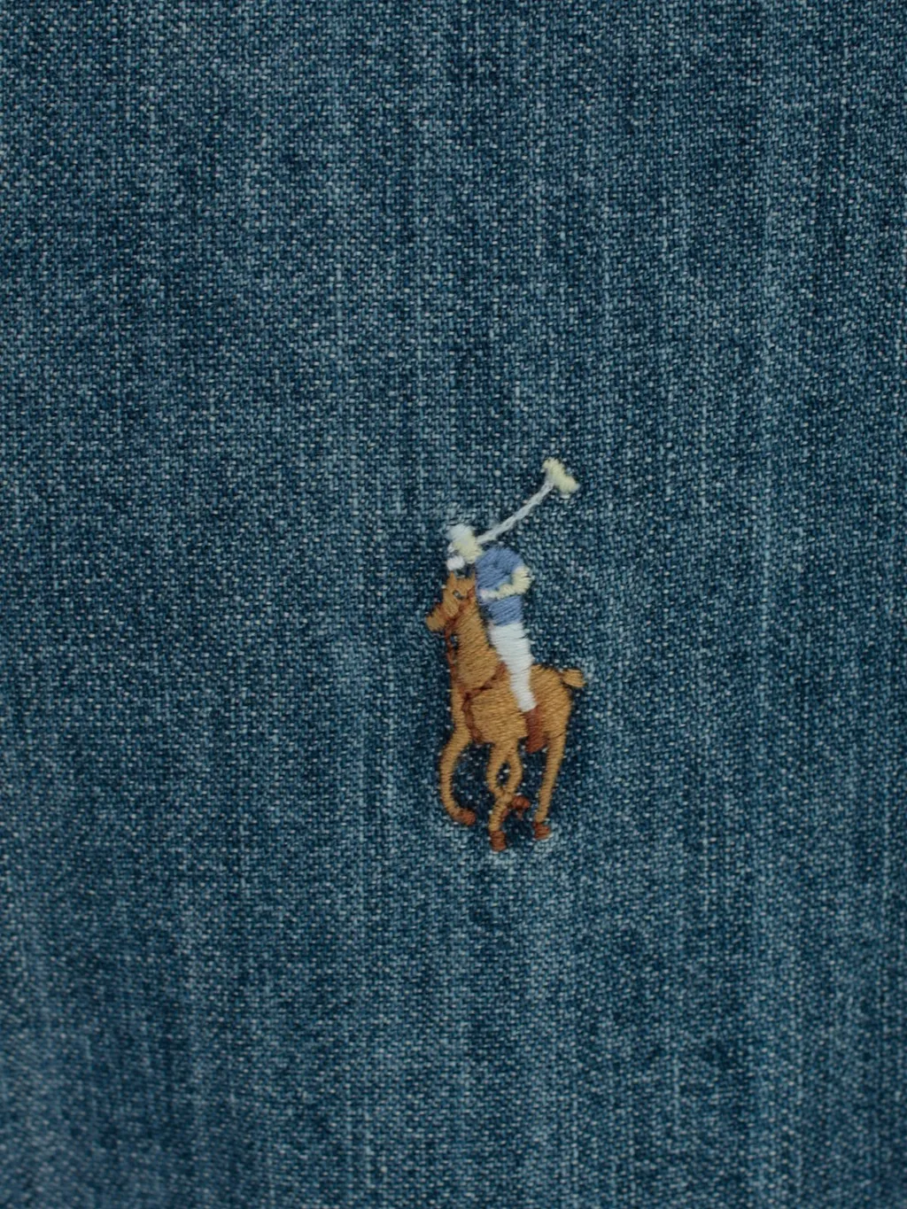 Polo Ralph Lauren Logo Embroidered Denim Shirt