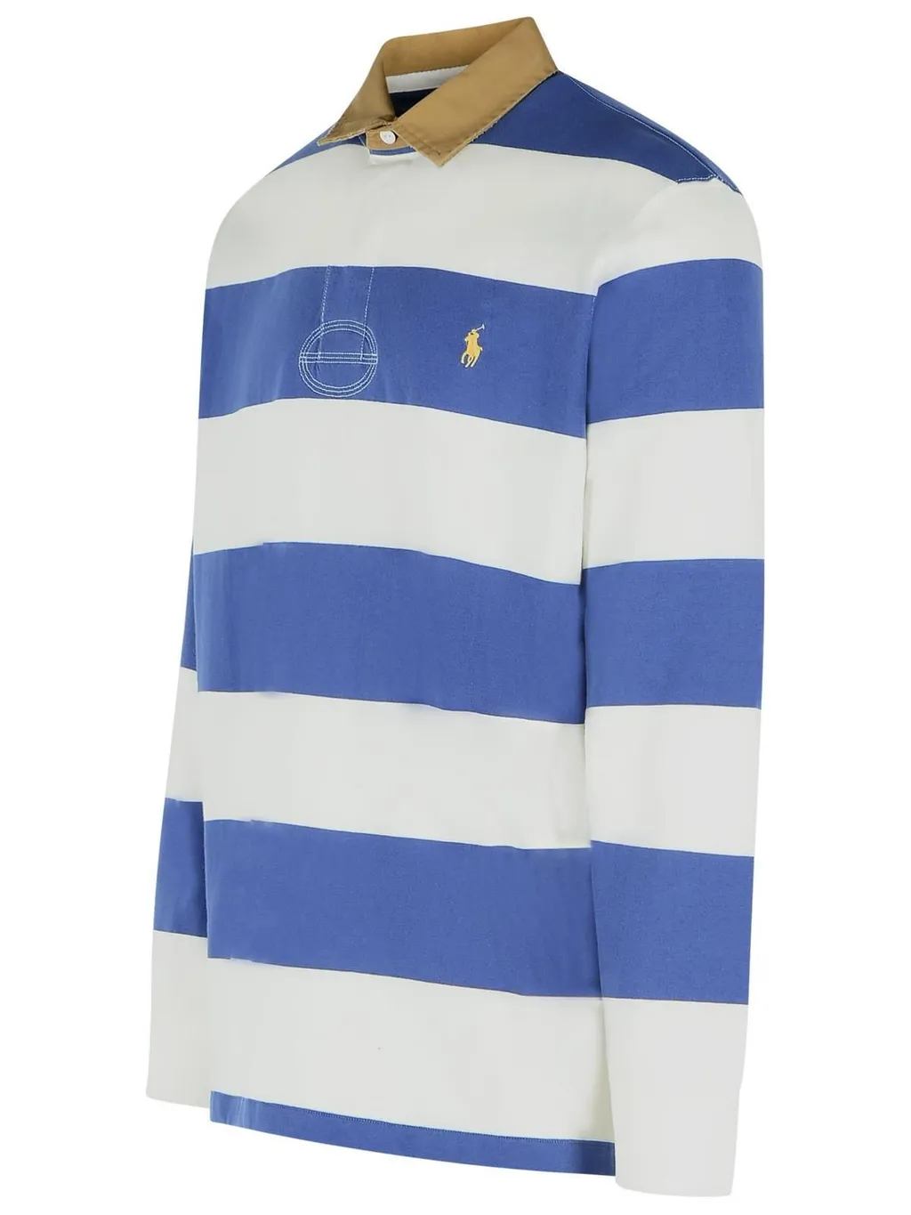 Polo Ralph Lauren Logo Embroidered Striped Polo Shirt