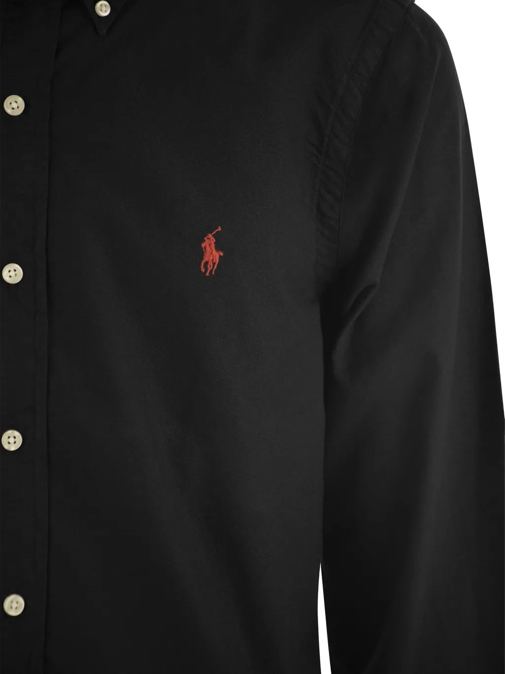 Polo Ralph Lauren Polo Pony Embroidered Curved Hem Shirt