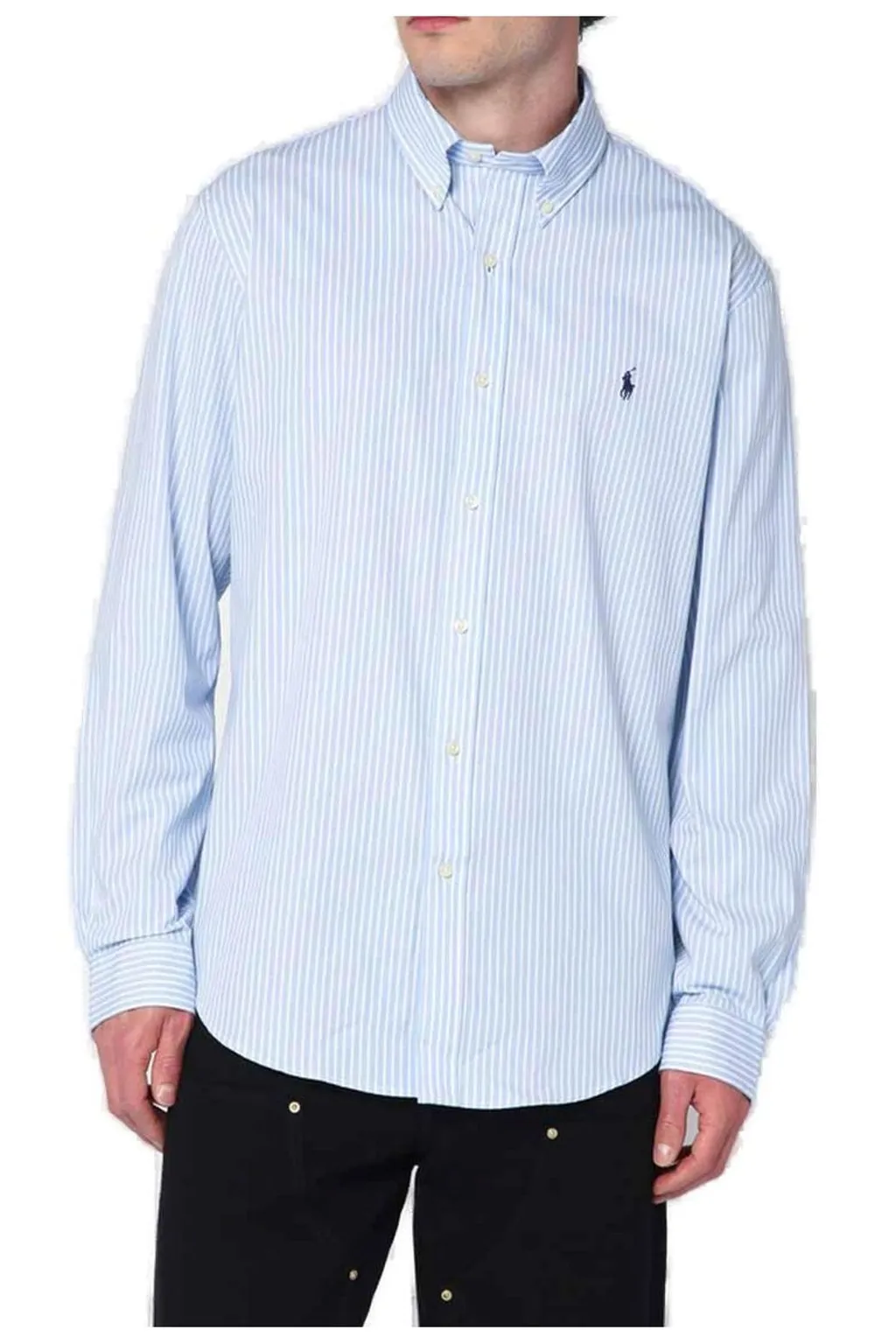 Polo Ralph Lauren Polo Pony-Embroidered Striped Shirt