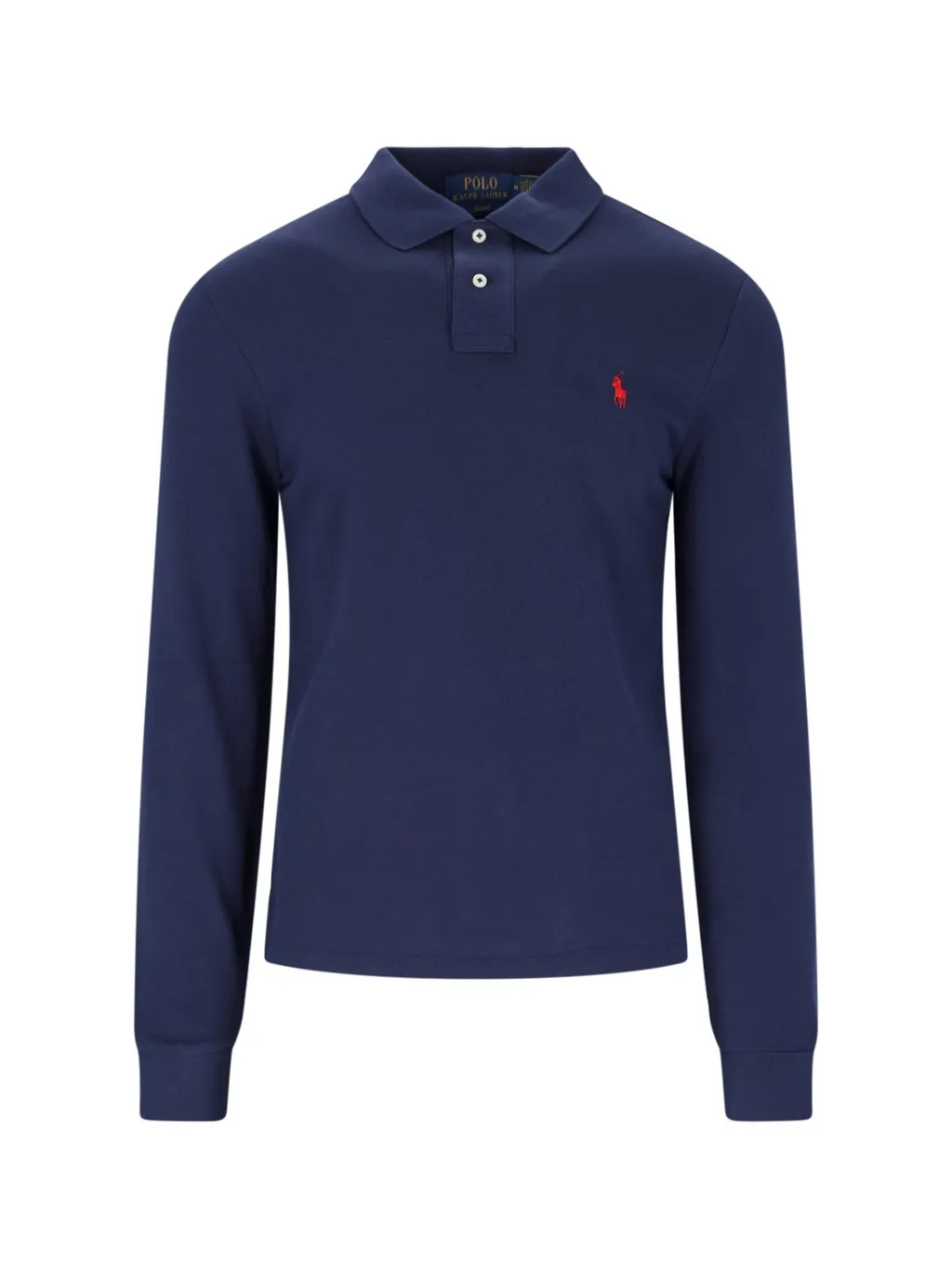 Polo Ralph Lauren Pony Embroidered Long-Sleeved Polo Shirt