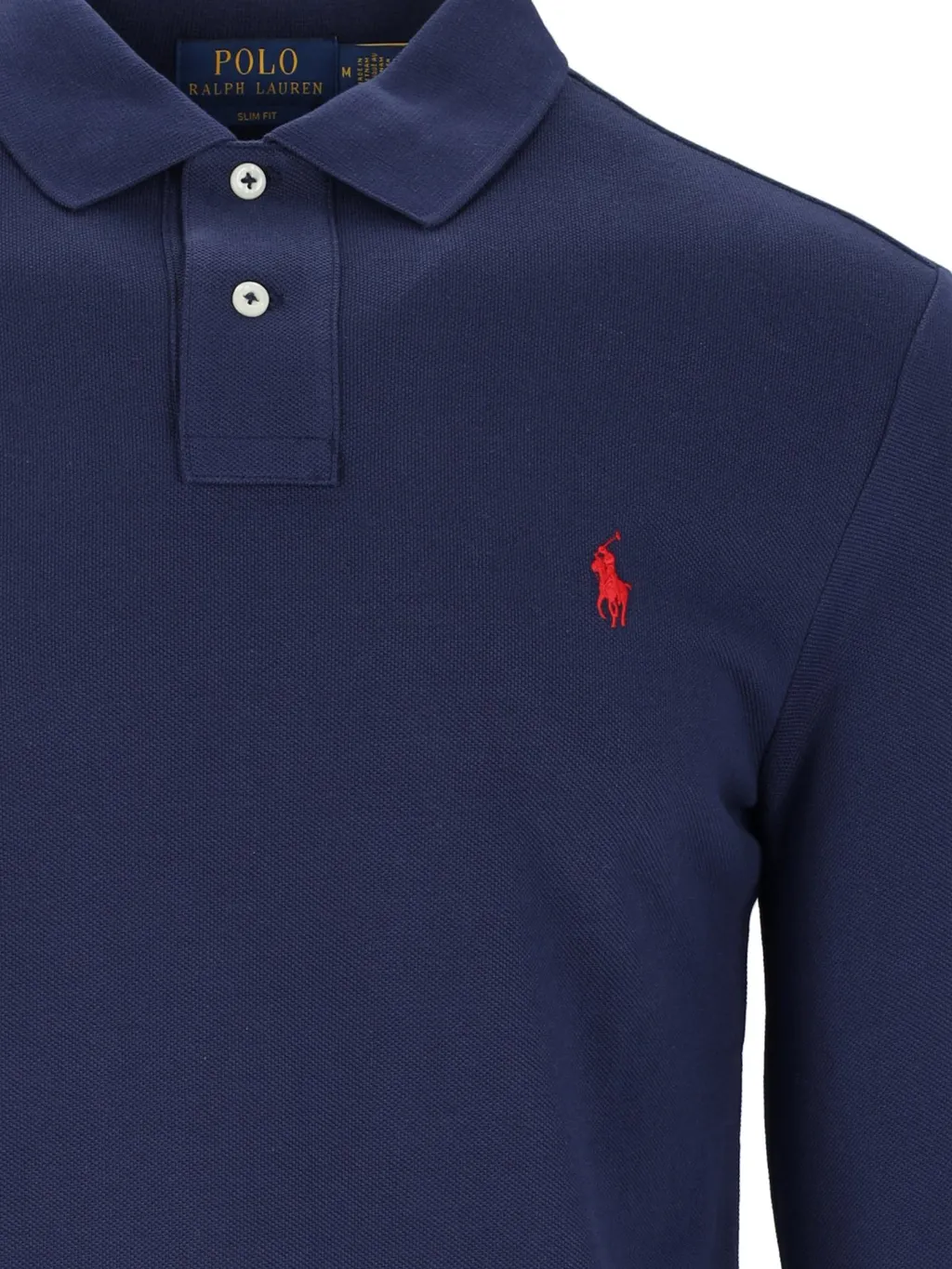 Polo Ralph Lauren Pony Embroidered Long-Sleeved Polo Shirt
