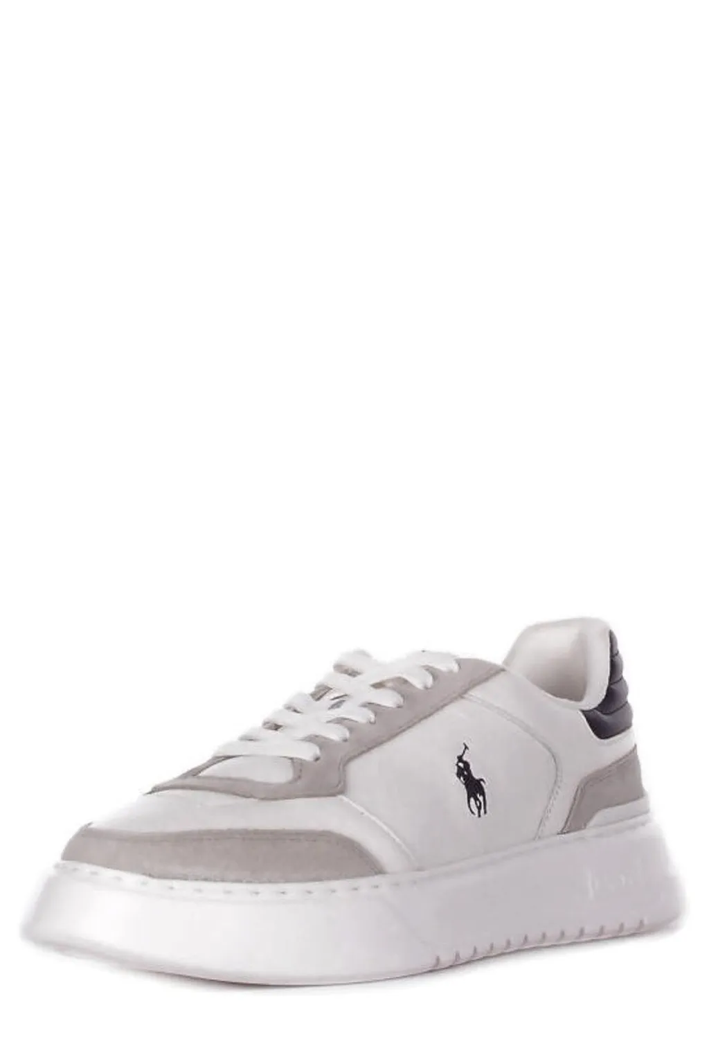 Polo Ralph Lauren Logo Emblem Lace-Up Sneakers