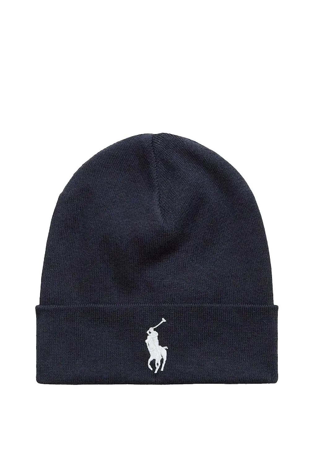 Polo Ralph Lauren Polo Pony Turn-Up Brim Knitted Beanie