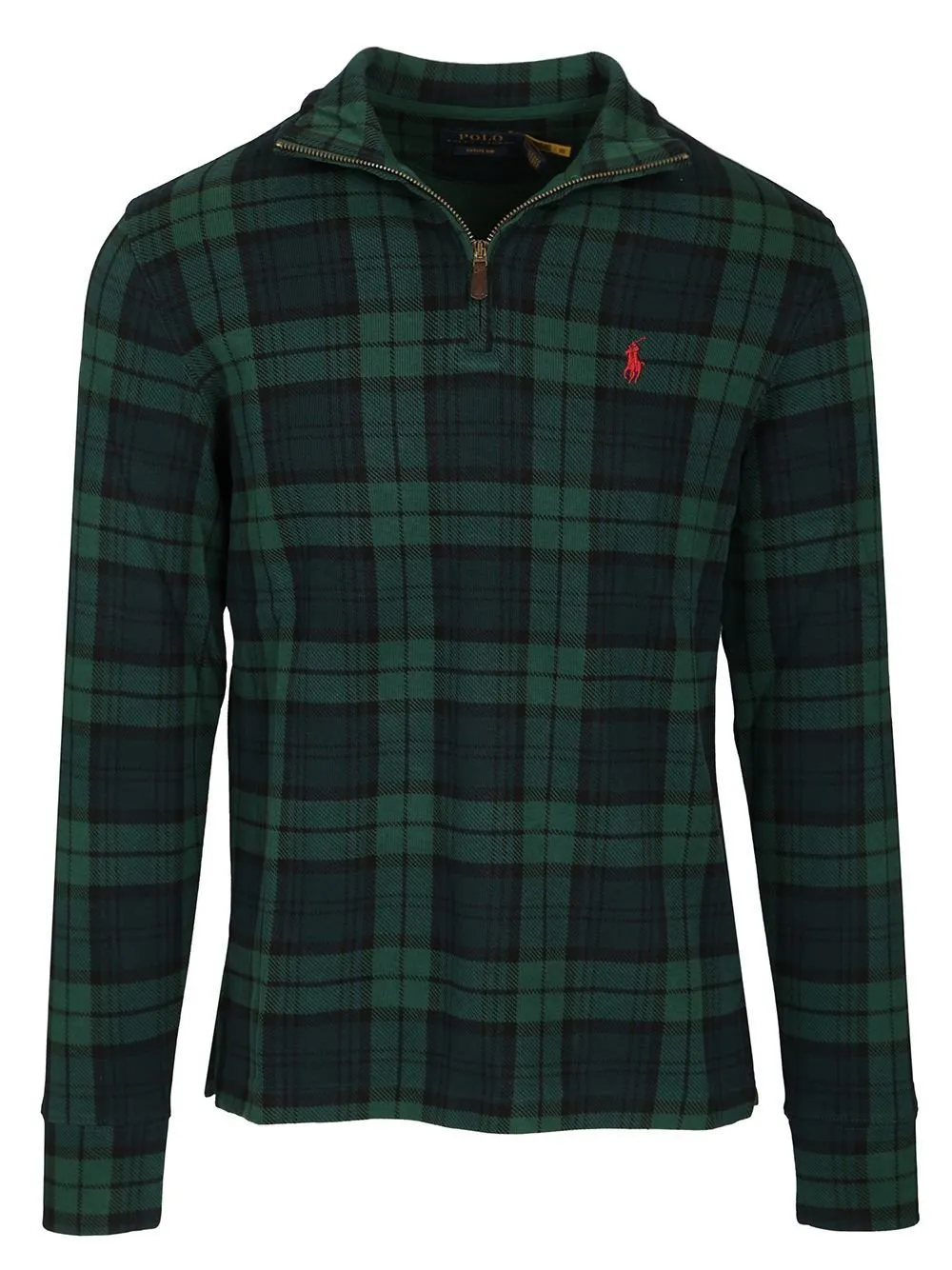 Polo Ralph Lauren Checked Half-Zip Sweater