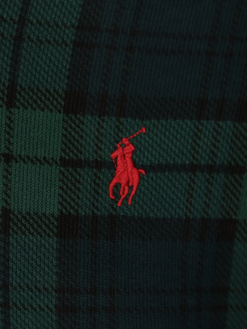 Polo Ralph Lauren Checked Half-Zip Sweater