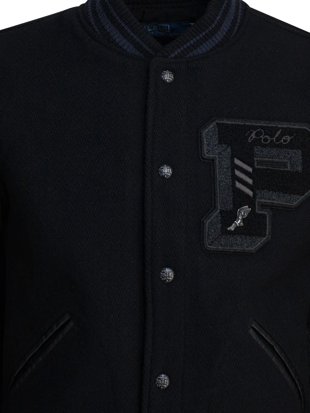 Polo Ralph Lauren The Iconic Letterman Logo Patch Jacket