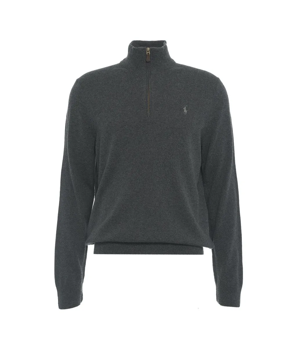 Polo Ralph Lauren Pony Embroidered Half-Zipped Jumper