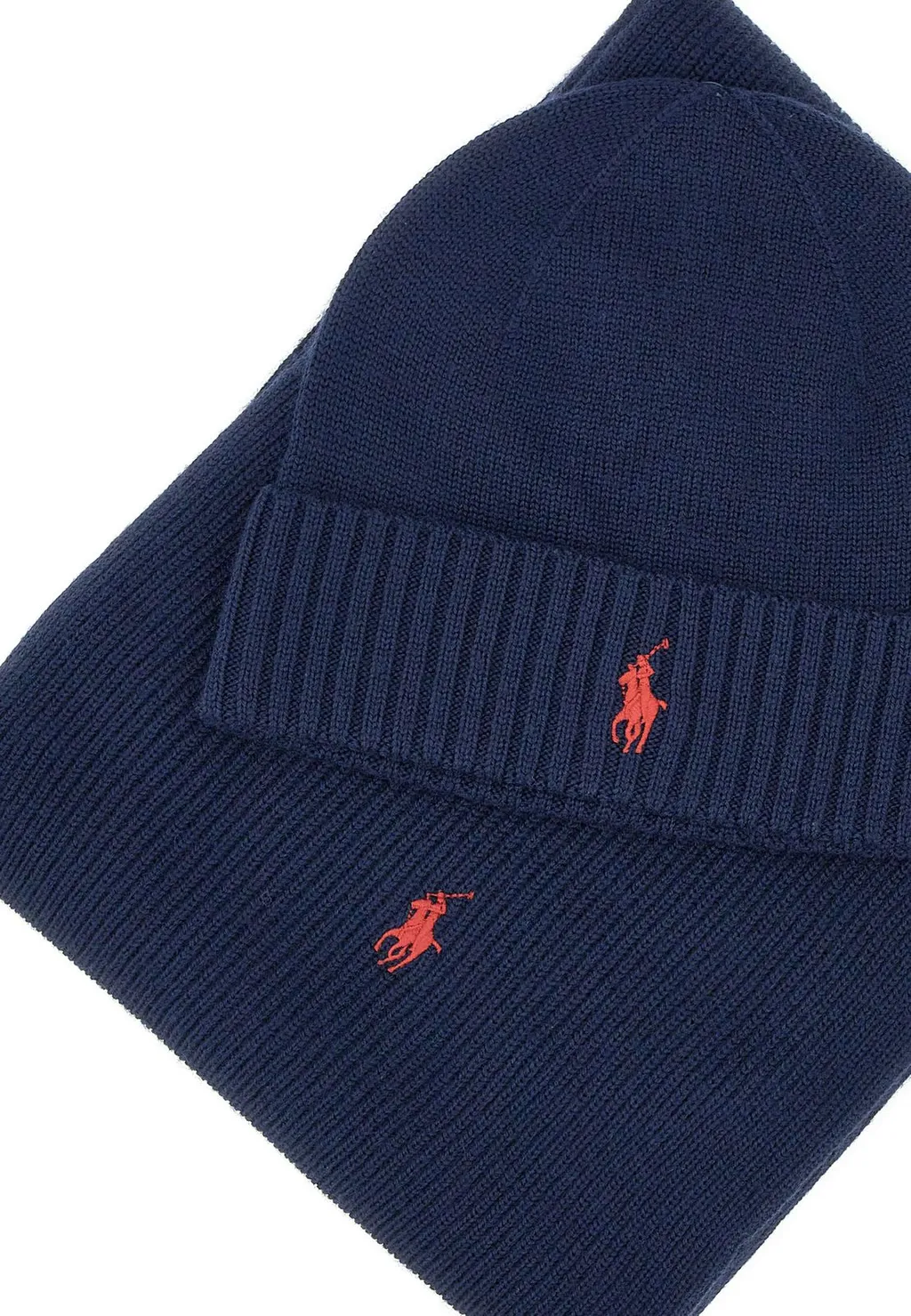 Polo Ralph Lauren Pony-Motif Scarf And Beanie Set