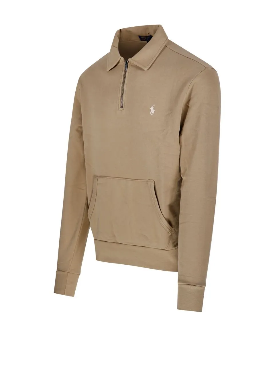 Polo Ralph Lauren Logo Embroidered Half Zip Sweatshirt