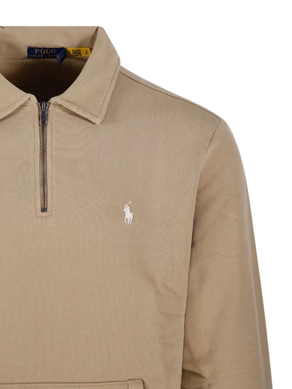 Polo Ralph Lauren Logo Embroidered Half Zip Sweatshirt