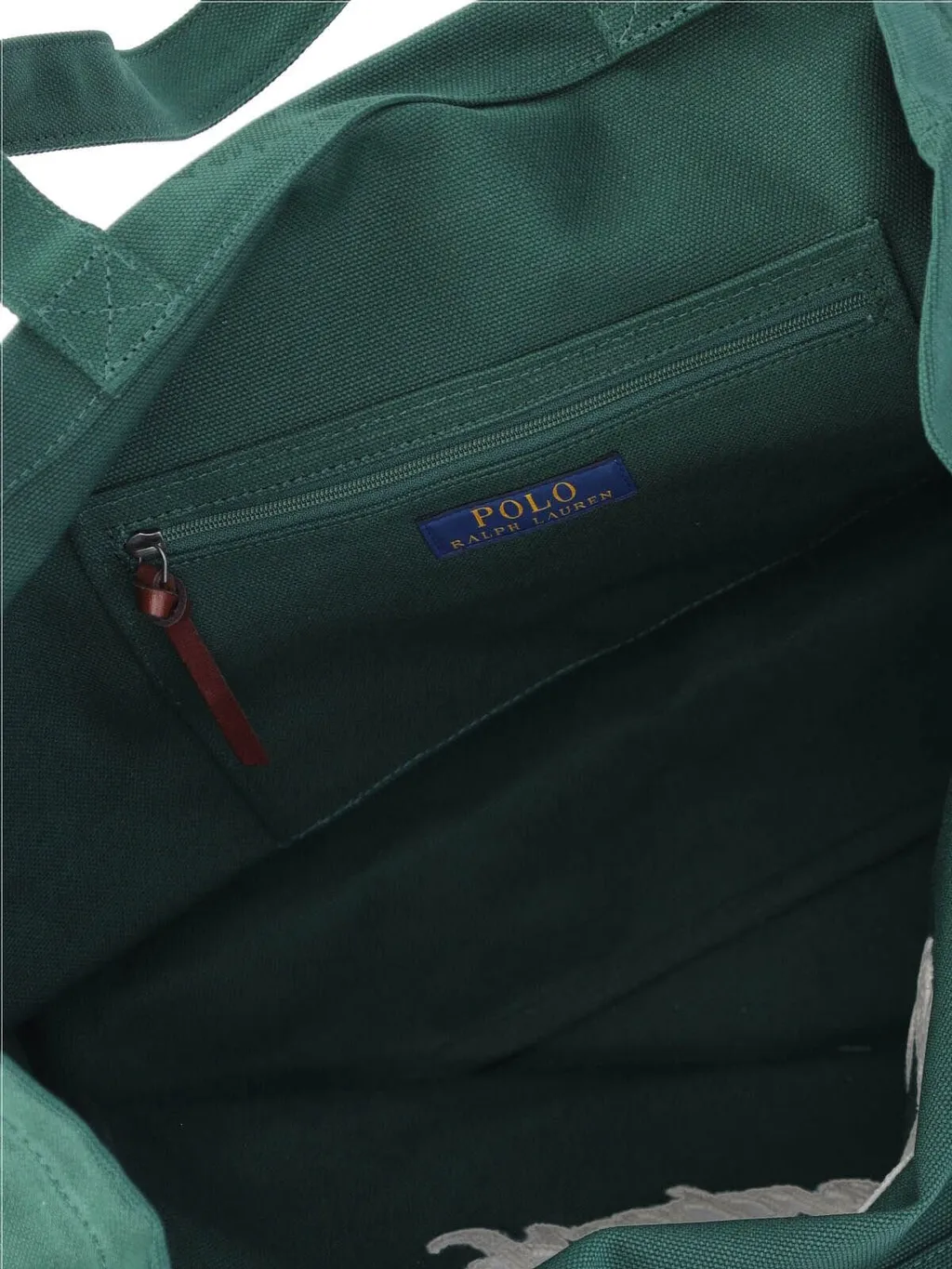 Polo Ralph Lauren Logo Embroidered Tote Bag