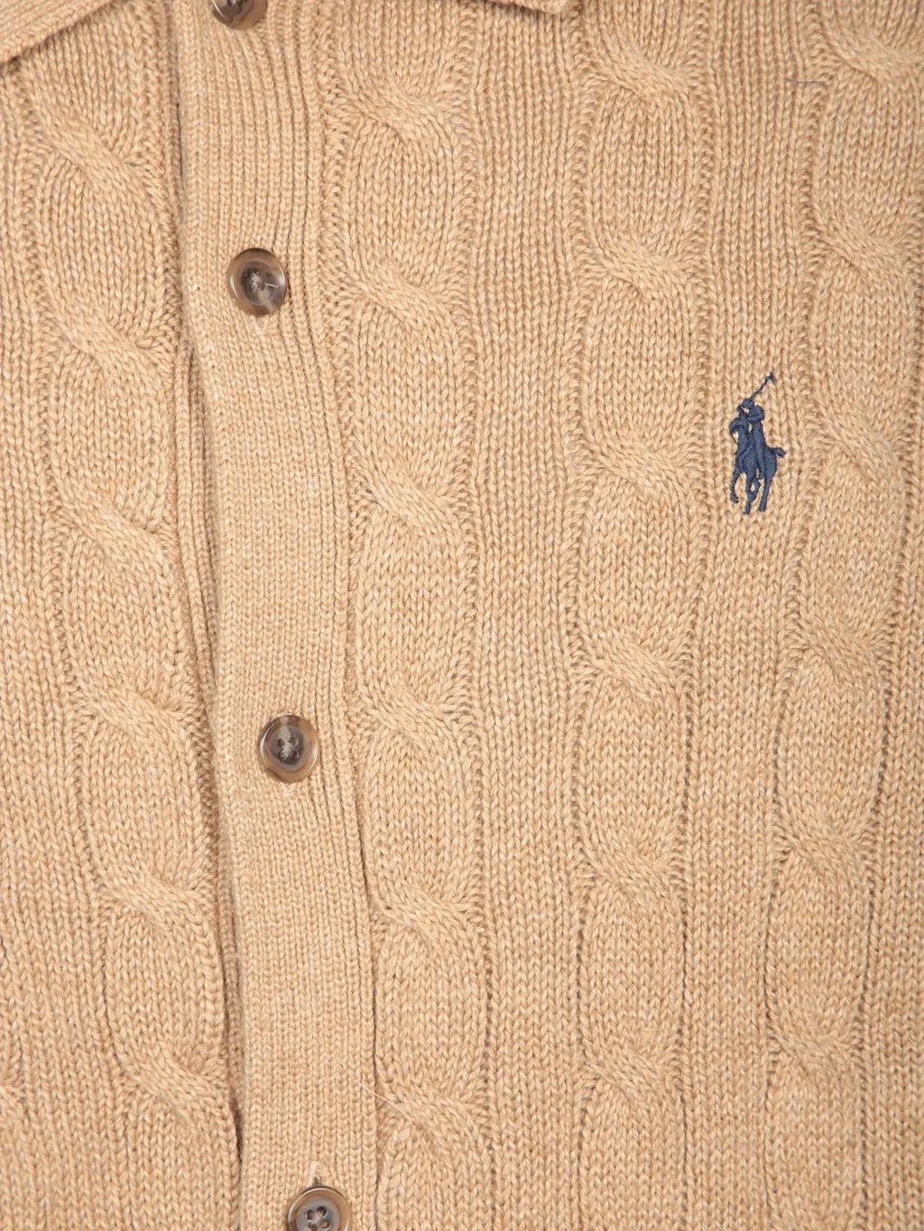 Polo Ralph Lauren Logo Embroidered Buttoned Cardigan